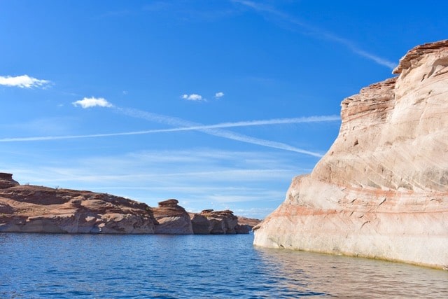 Vista del lago Powell en Page
