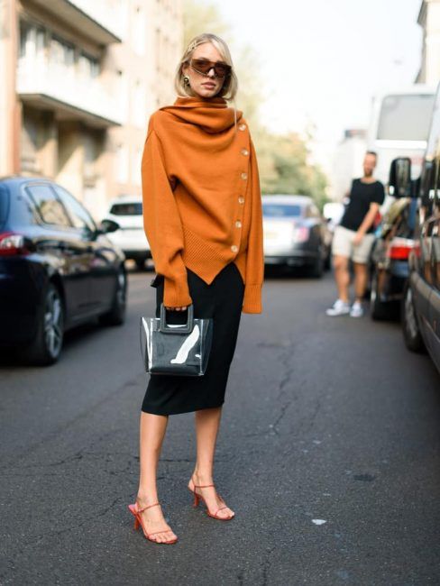 El naranja realza con negro y puede usarse en todas las temporadas. Naranja, el color que es tendencia