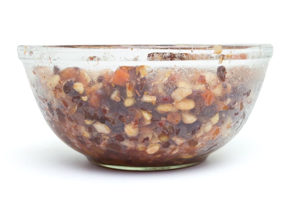 Las tortas de navidad tradicionales con frutos necesitan ser maceradas al menos una semana antes de su preparación.